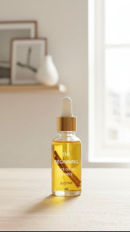 THE BEGINNING | Glow Face Oil w/ Organic Licorice